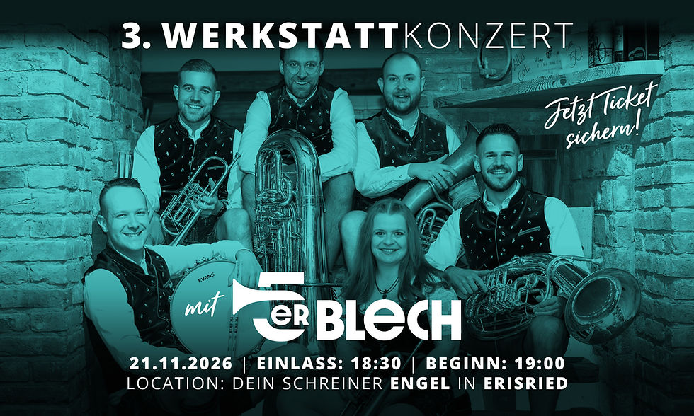 3. Werkstattkonzert mit 5er Blech
