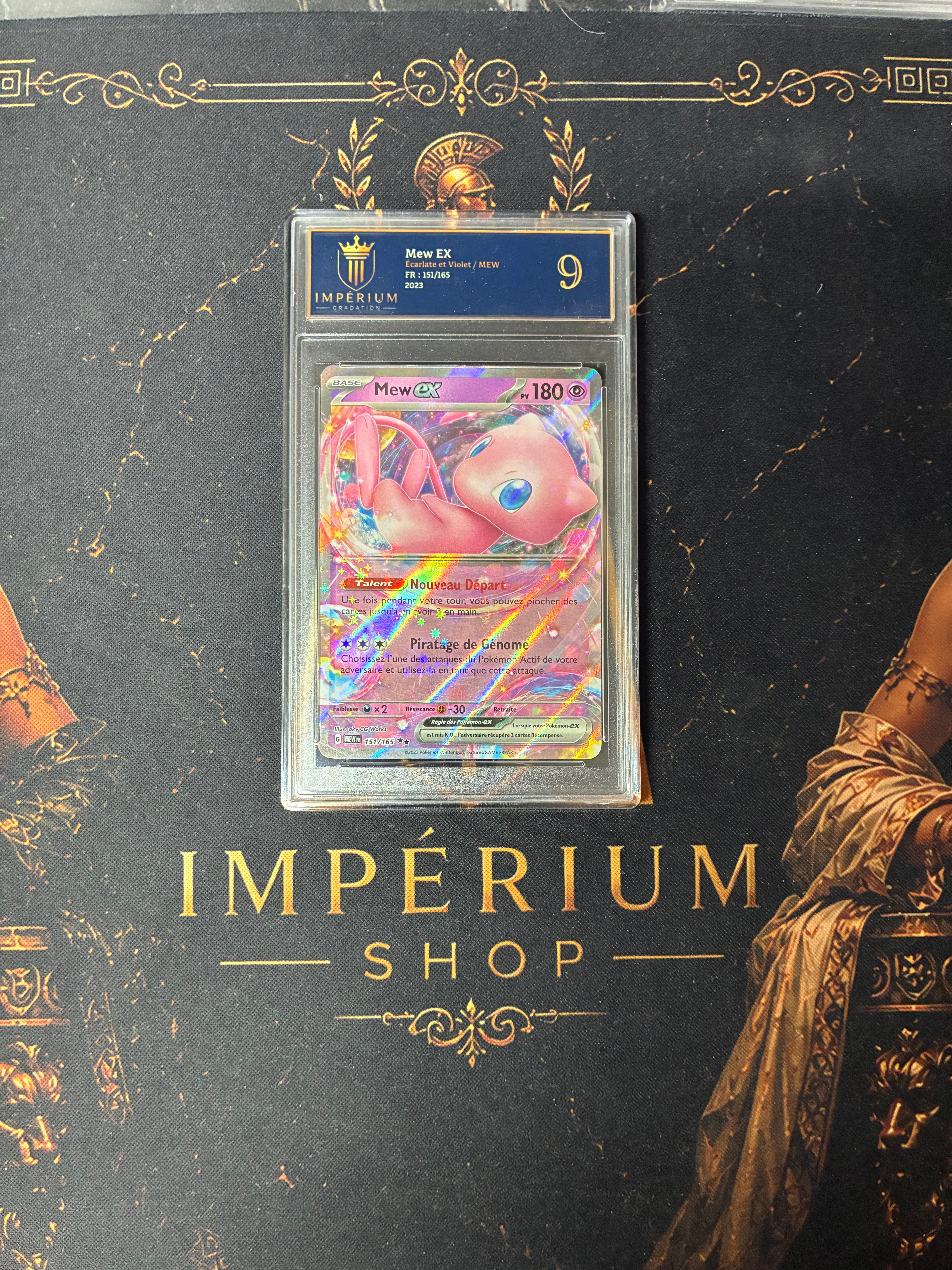 Mew EX / Écarlate & Violet 151 / Note 9 Impérium Gradation