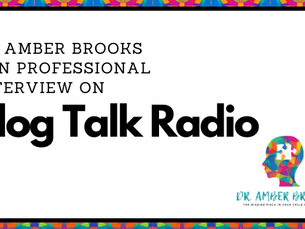 Dr. Amber Brooks DAN Professional- Interview on BlogTalkRadio
