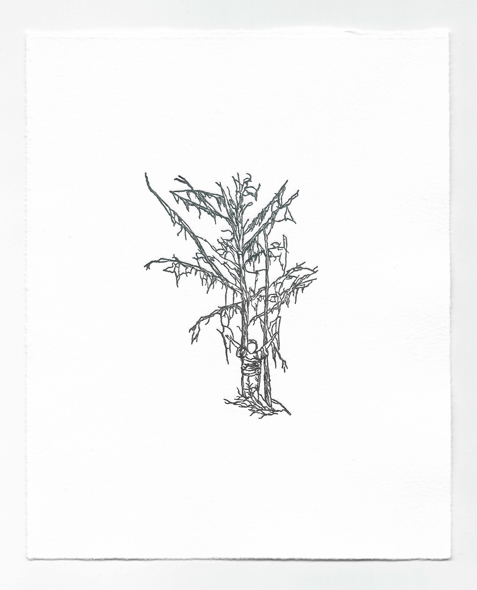 "Imitation" Relief Print, Variation 1