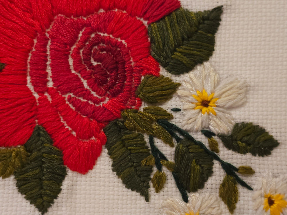 Thumbnail: Rose - Embroidery Wall Art