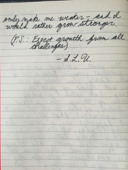 Journal entry personal 2