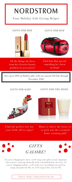 Fictional Infographic for Nordstrom