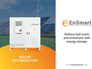 Solar Optimization - Reduce fuel costs and emissions with energy storage