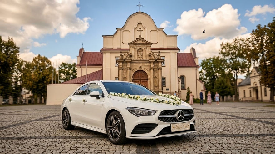 Mercedes CLA do ślubu