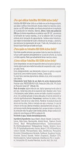 Miniatura: ISDIN ULTRA 100 ACTIVE UNIFY COLOR NV 50ML