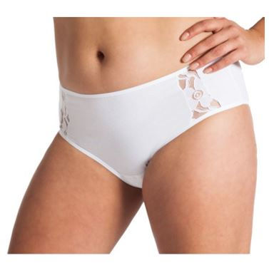 Vista frontal braga incontinencia a cadera señora algodón