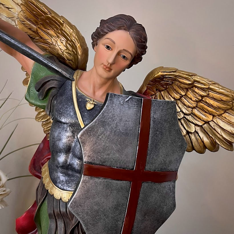 Miniatura: São Miguel Arcanjo 60cm Resina