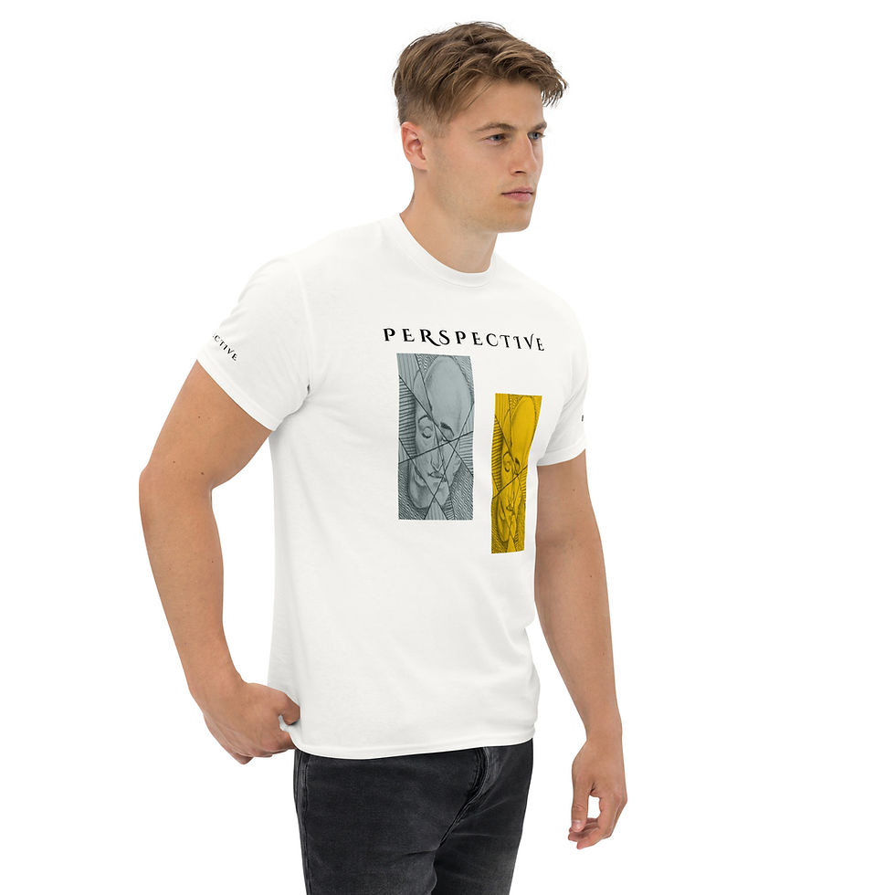 Thumbnail: Perspective: Split Heads - Unisex Classic Tee (Season of Drought)