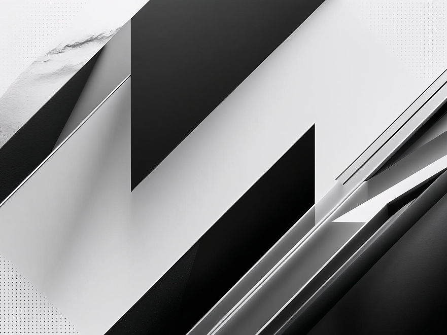 Create a high-contrast, modern website background using only black and white tones. Incorp