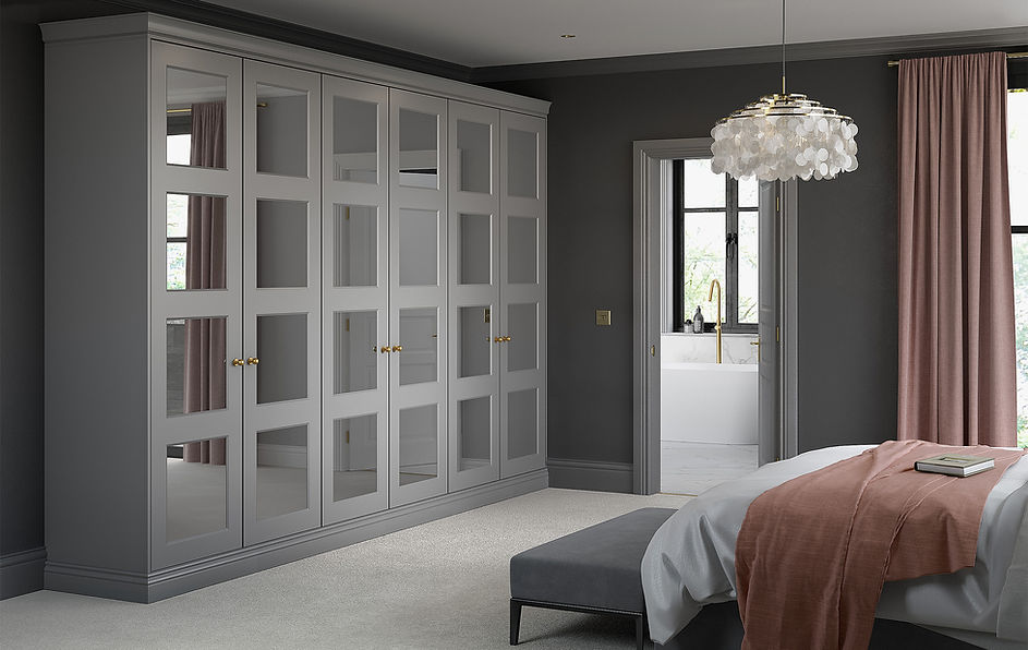 Bedroom_CREATE_Eclipe 4 Panel Mirror Frames_Dust Grey Supermatt.jpg