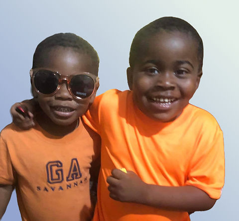 Two brothers: Knowledge and Kingston Bailey