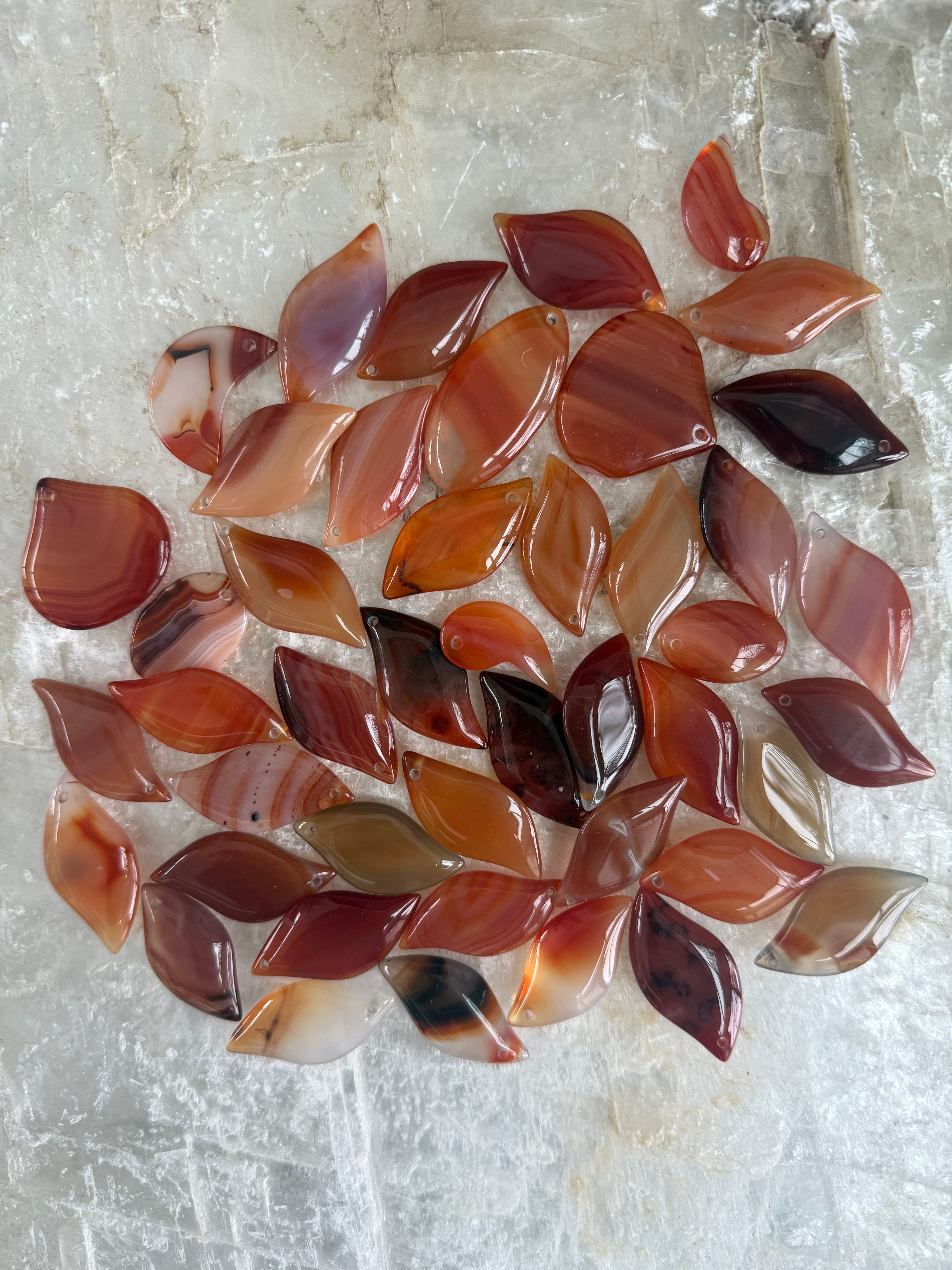 Carnelian Pendant - Choose your stone and wire color!