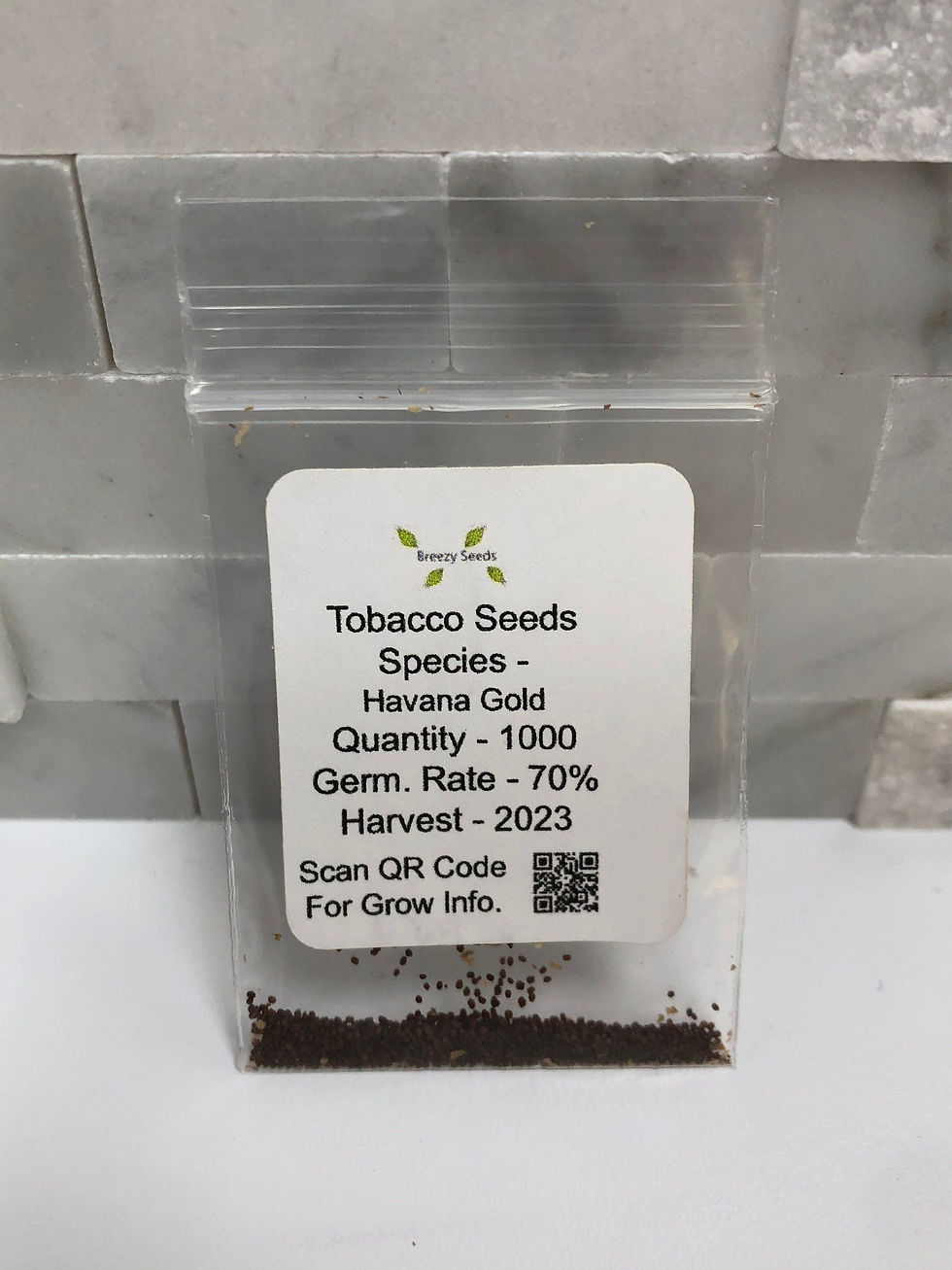 Thumbnail: Tobacco Seeds - Havana Gold - Herb Seeds - USA Grown - Non Gmo - Fresh Herb Seed