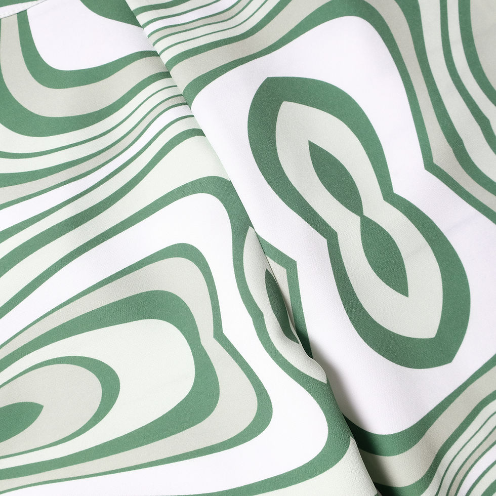 Thumbnail: Vintage Green Swirl Trousers