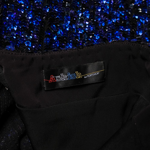 Ashish x Topshop Vivid Blue Sequin Dress