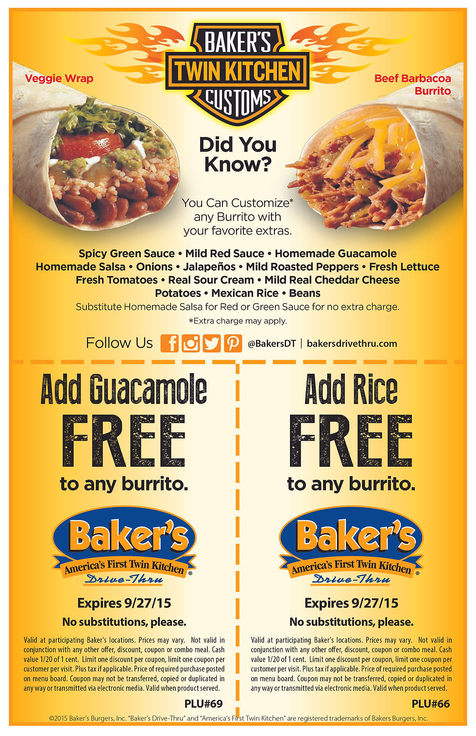 Bakers Burritos