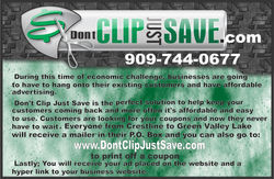 Don't Clip, Just Save