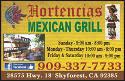 Hortencias Mexican Gril