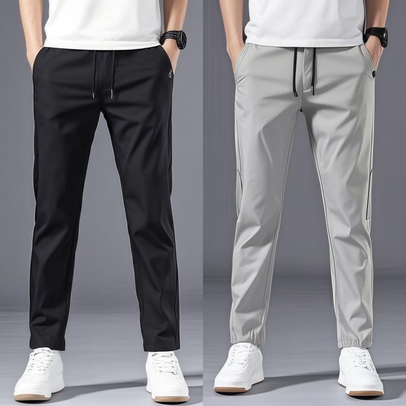 Miniatura: Calça Streetwear Coreana Masculina – Slim Loose Summer