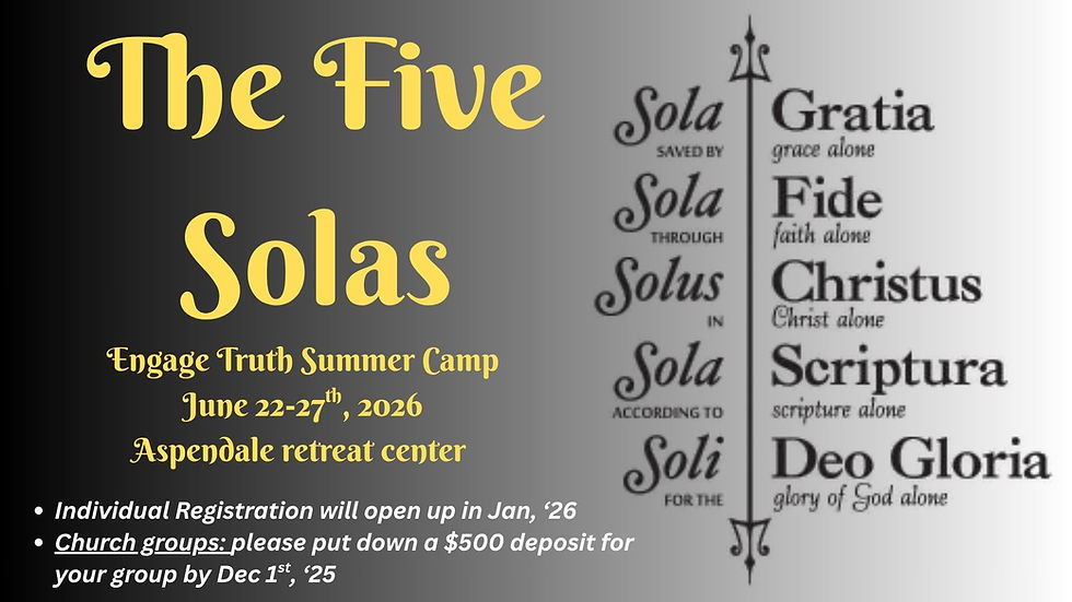 Engage Truth Summer Camp (2026)