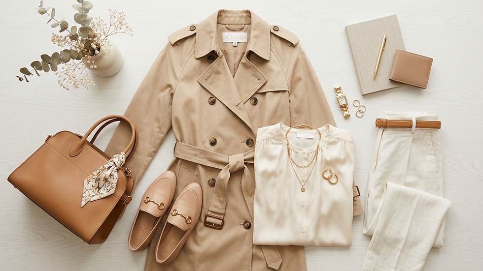 como combinar un trench coat