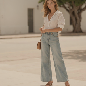 Cómo vestir en primavera con jeans mujer