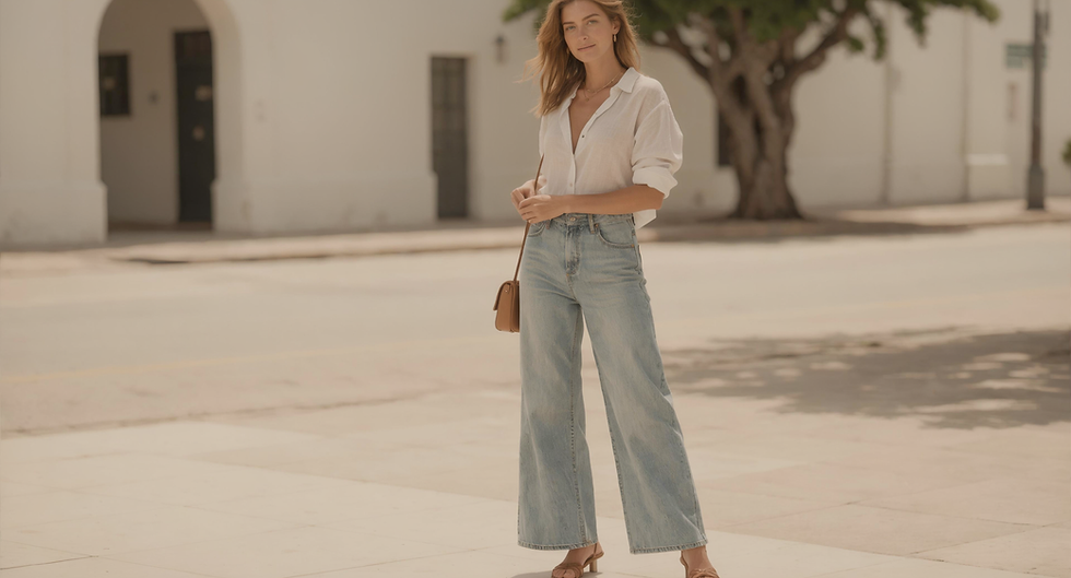 Cómo vestir en primavera con jeans mujer