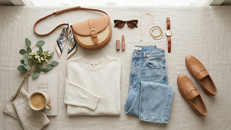 OUTFIT CON JEAN Y SWEATER