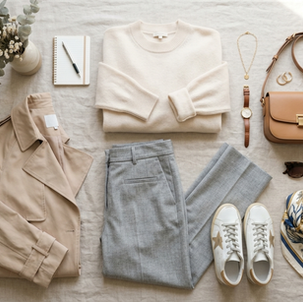 Cómo combinar un pantalón gris de mujer para un look elegante