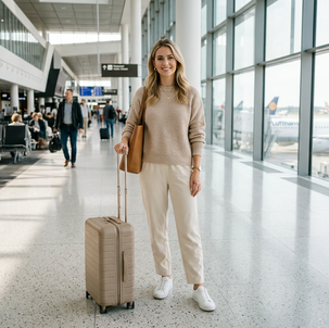 Outfits con sweater para viajar