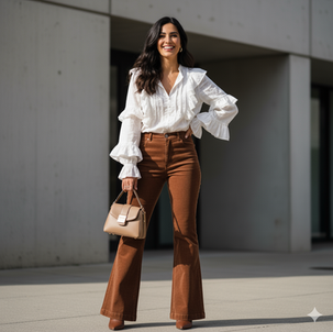 Como usar un pantalon de gamuza