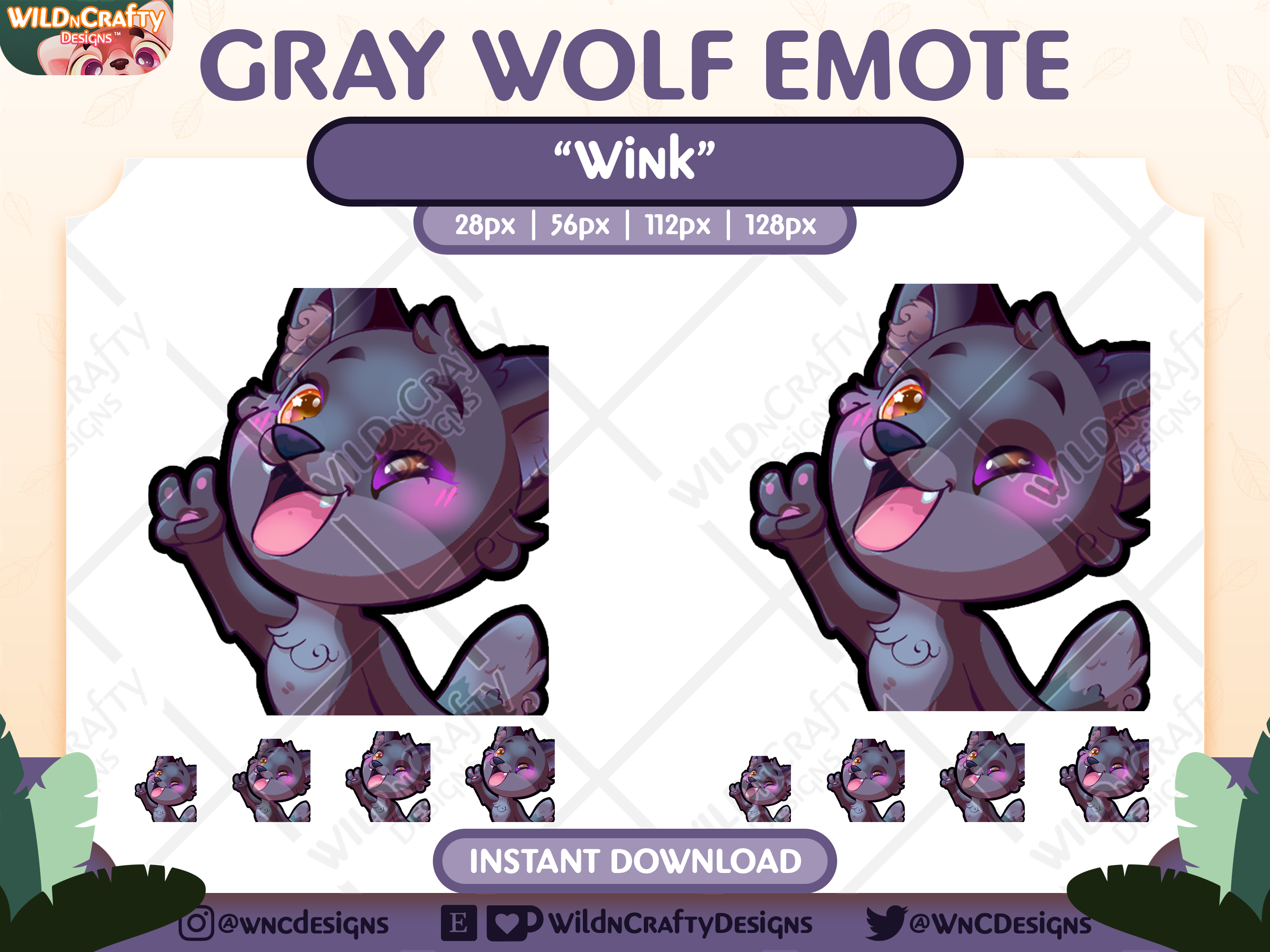 Walker Wolf (Gray) | Wink