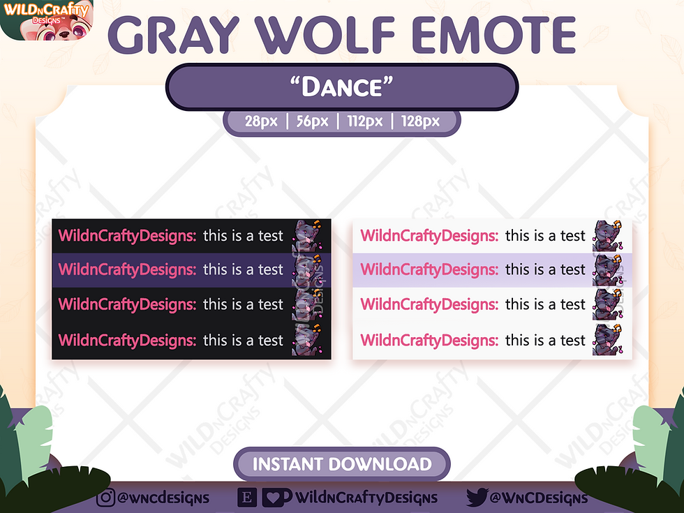 Miniature : Walker Wolf (Gris) | Danse