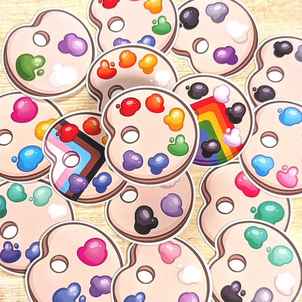 Miniature : Pride Flag Palette Sticker | Rainbow