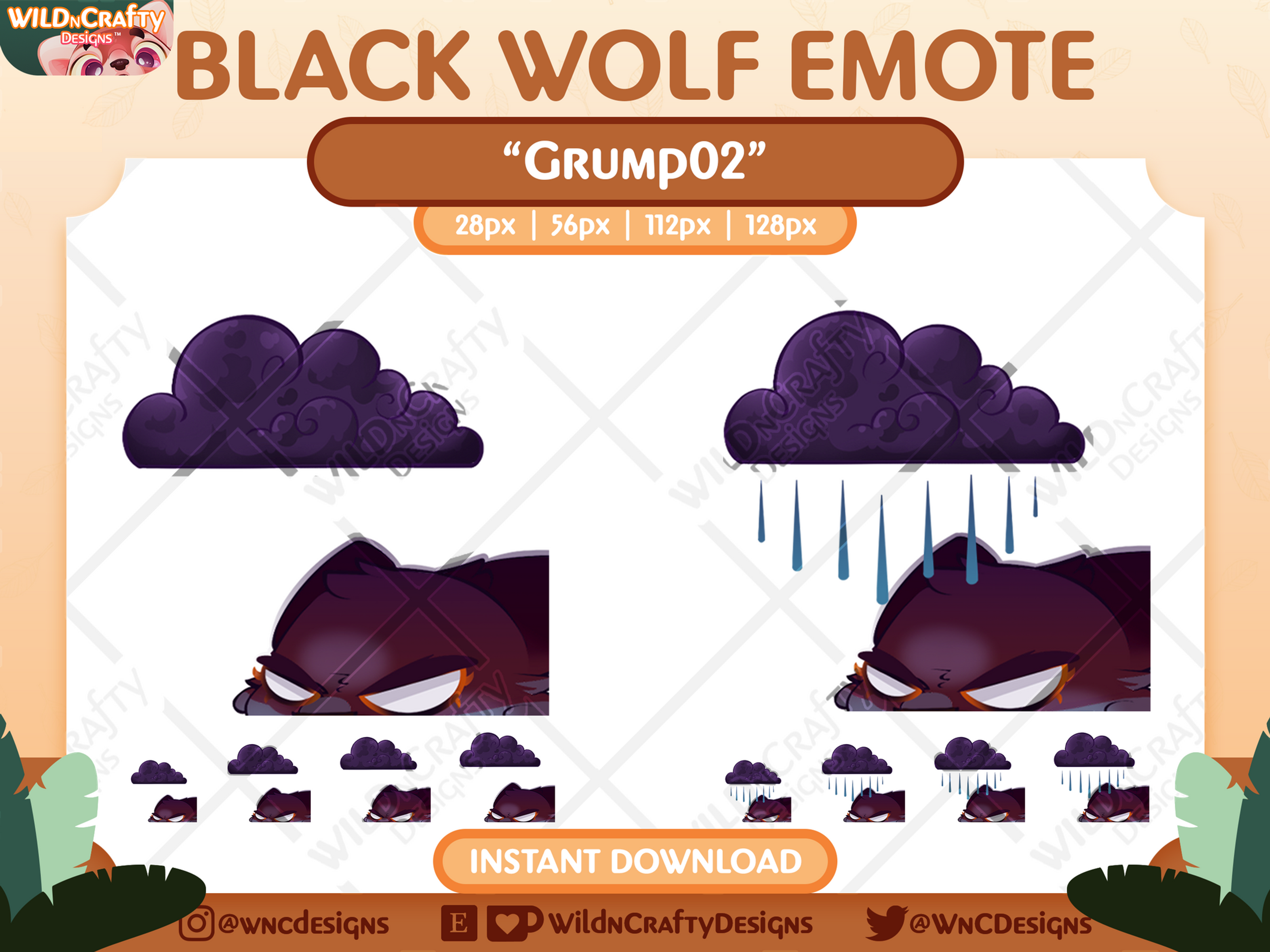 Walker Wolf (Black) | Grump02