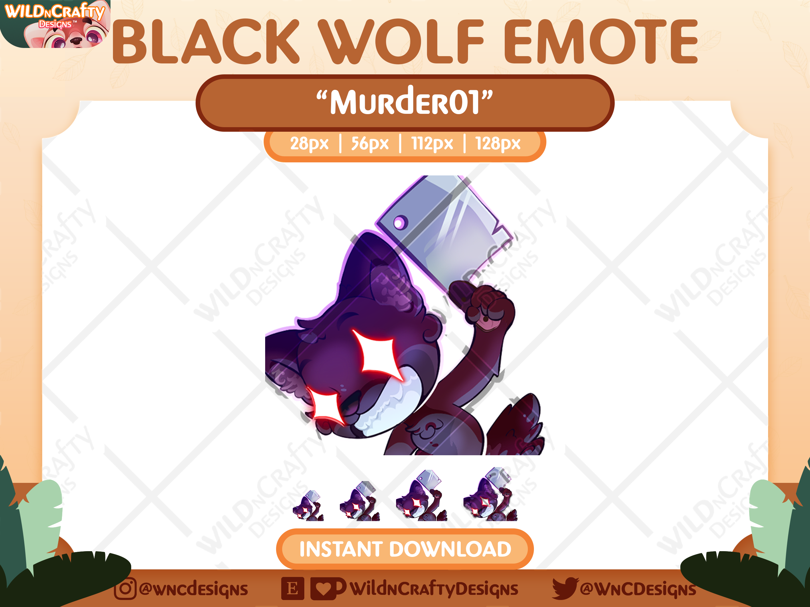 Walker Wolf (Black) | Murder01 ~ Axe
