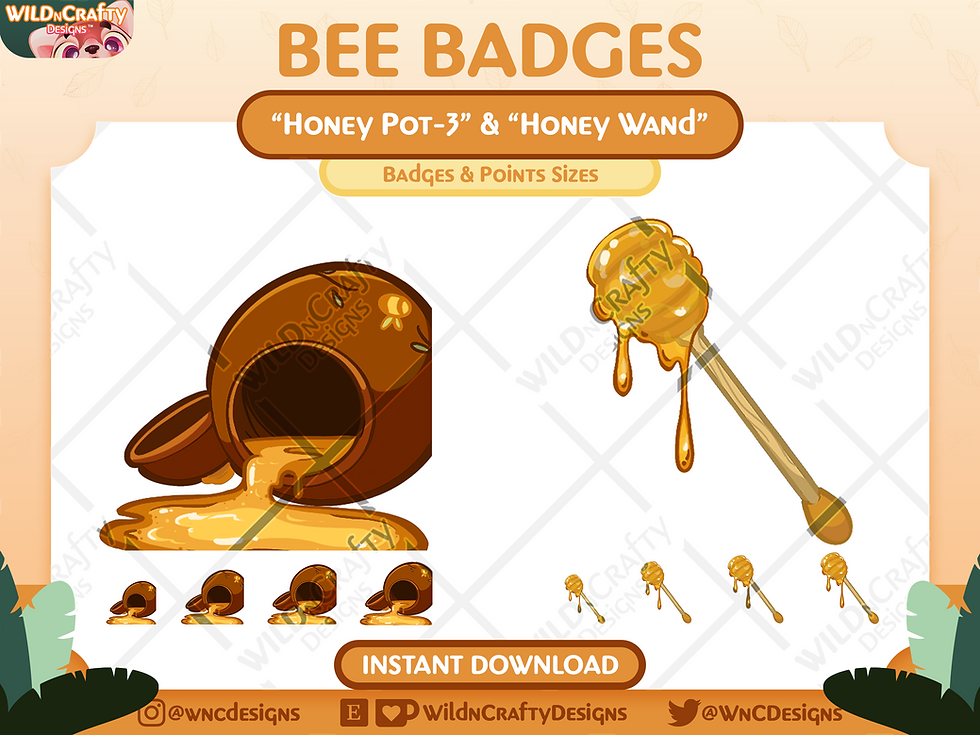 Miniature : Insignes d’abeilles ~ Points | Pack complet