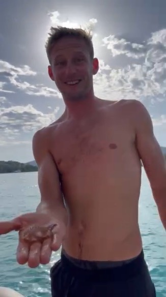Boy with a jellyfish