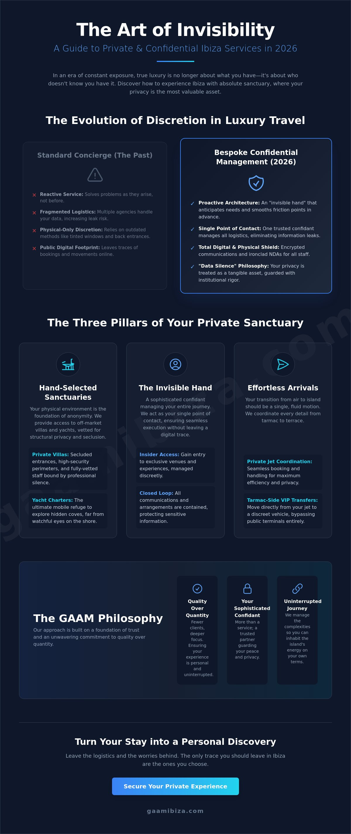 Private and confidential ibiza services