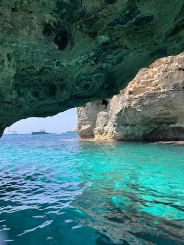 Cova in Formentera beach