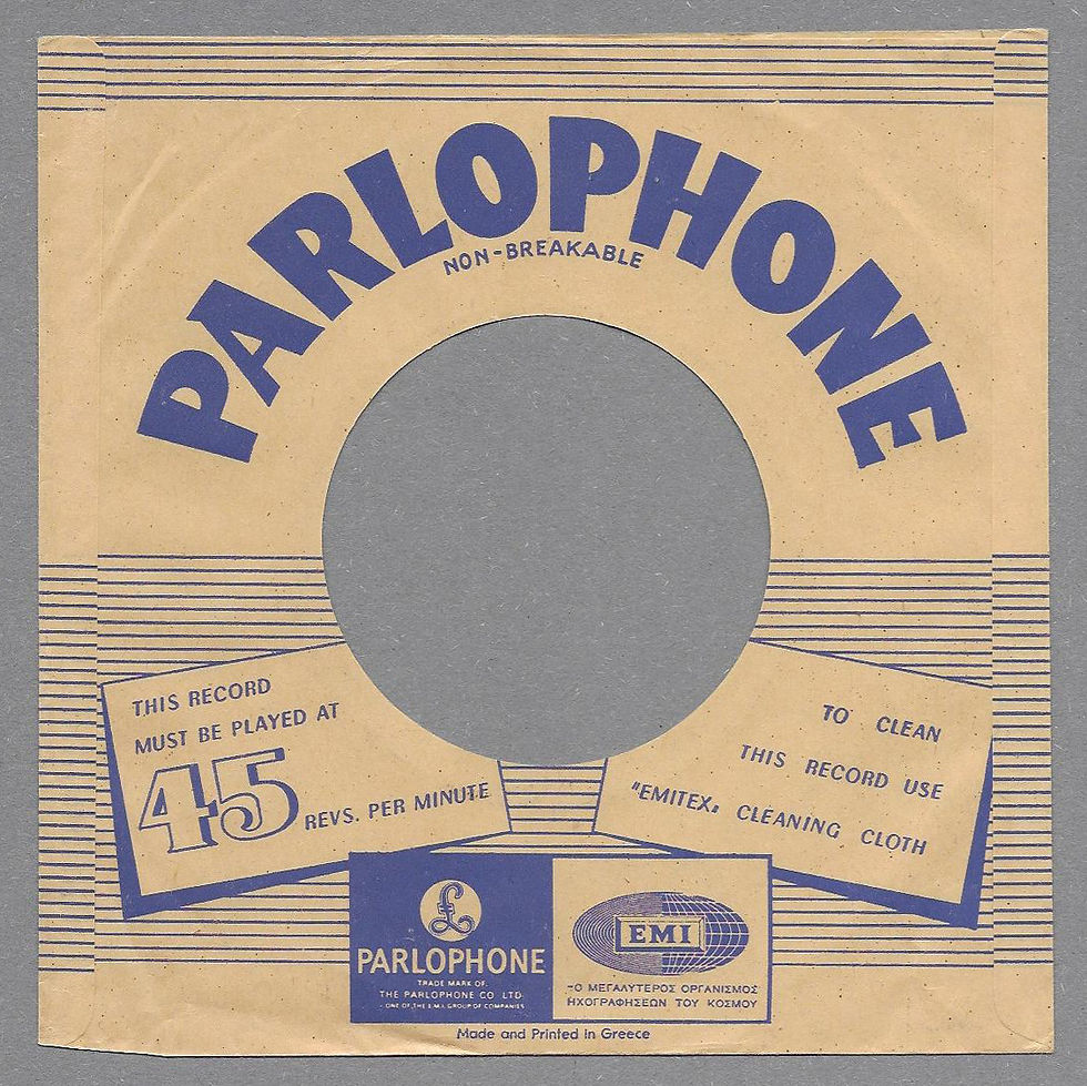 Thumbnail: 'Eleanor Rigby / Yellow Submarine' Parlophone GMSP 109, Greece, Mint.
