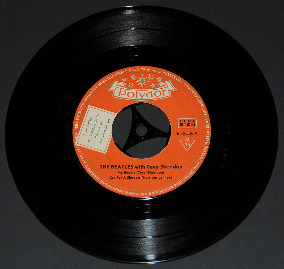 Thumbnail: 'My Bonnie / Cry For A Shadow / The Saints / Why',  Polydor E 76 586