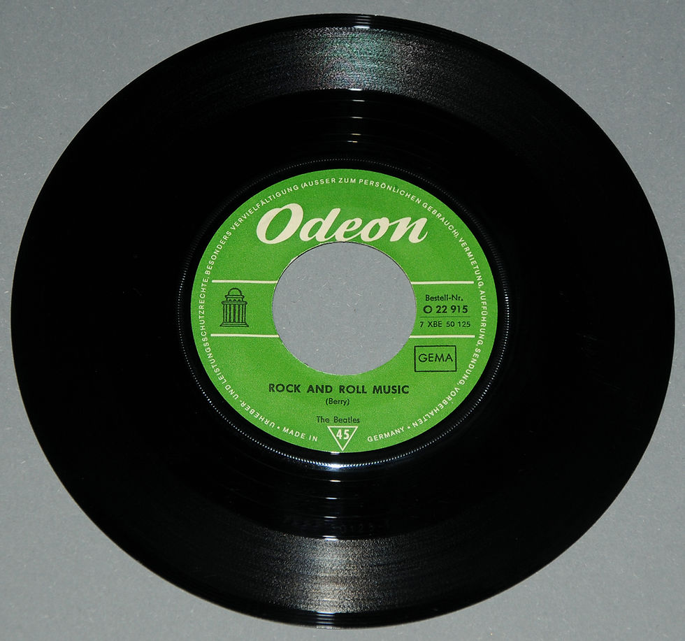 Thumbnail: 'Rock And Roll Music / I'm A Loser' Odeon O22 915, very rare Hippie Cover.