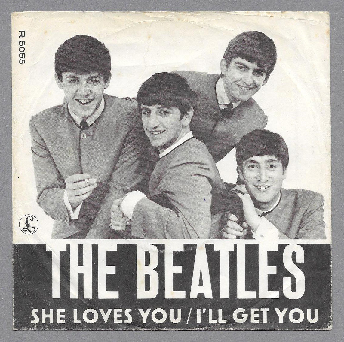 'She Loves You / I'll Get You', Denmark, Parlophone R 5055.
