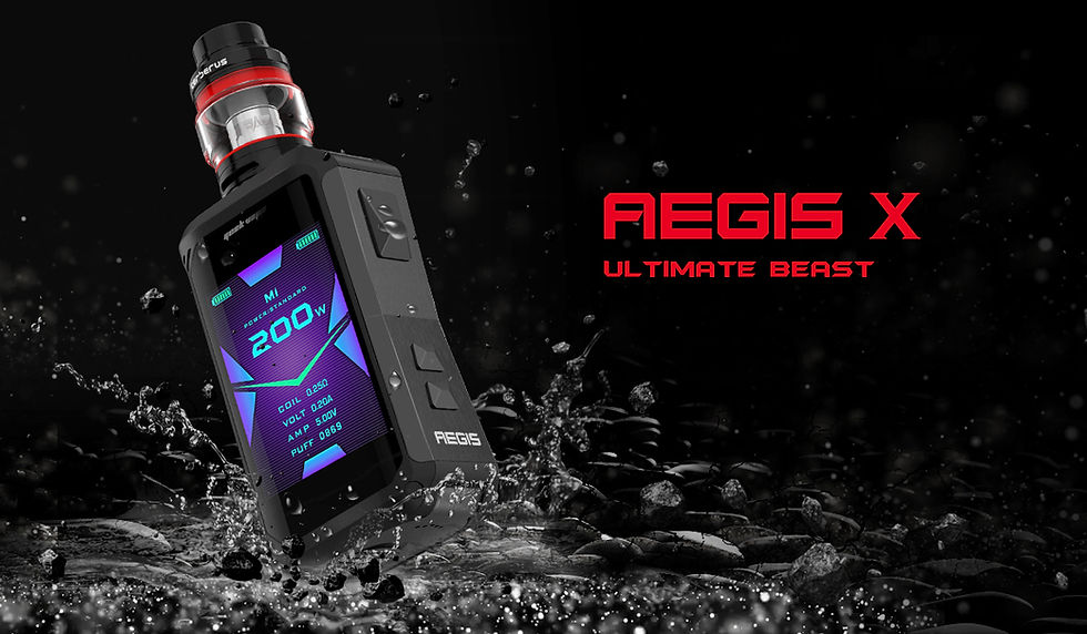 Μικρογραφία: Geek Vape Aegis X 200W Mods ηλεκτρονικού τσιγάρου + 200ml Υγρά άτμισης