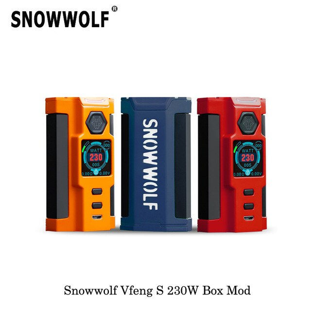 Μικρογραφία: SnowWolf VFENG S 230W TC Mod ηλεκτρονικού τσιγάρου + 100ml Υγρά άτμισης