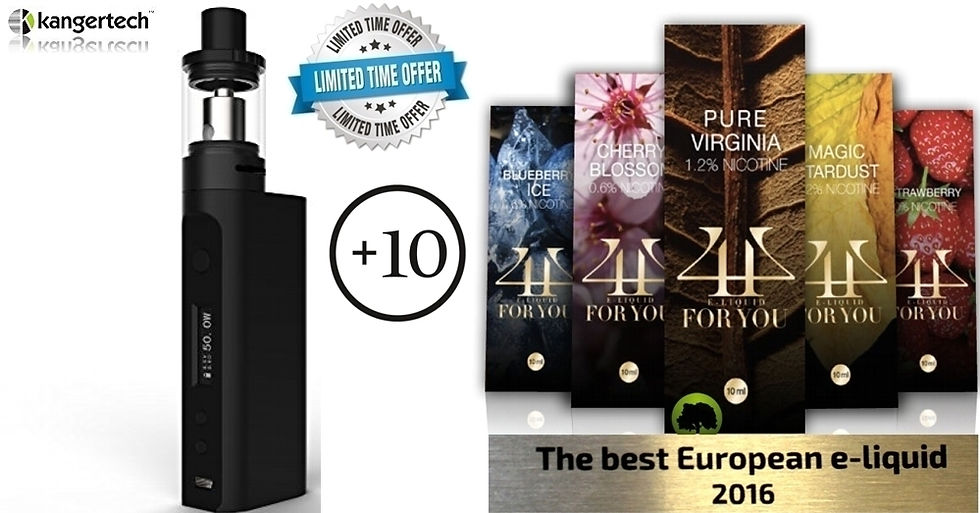 Μικρογραφία: Kanger Mini-C + 10 x 10ml E-Liquids / Βραβευμένα Υγρά άτμισης