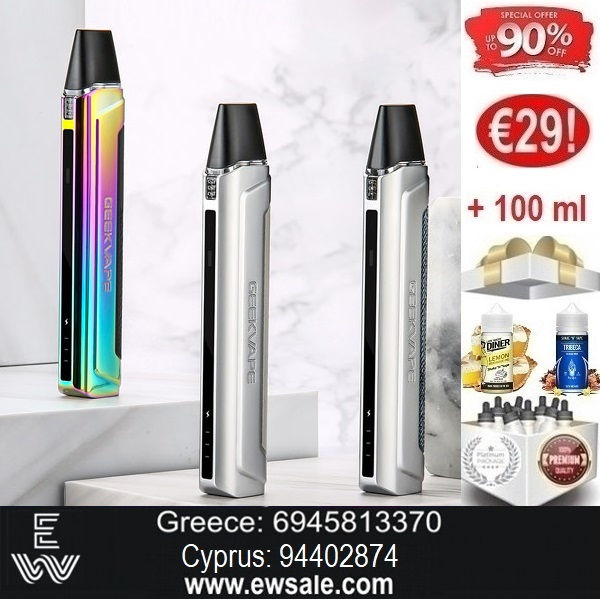 Geekvape 1FC Kit Ηλεκτρονικό Τσιγάρο + 100 ml Υγρά Αναπλήρωσης