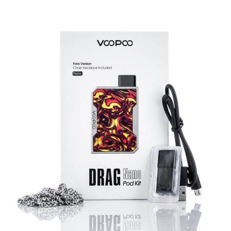 Μικρογραφία: 1+1 (2) VOOPOO Drag Nano Pod Kit Ηλεκτρονικά Τσιγάρα + 100 ml Υγρά άτμισης